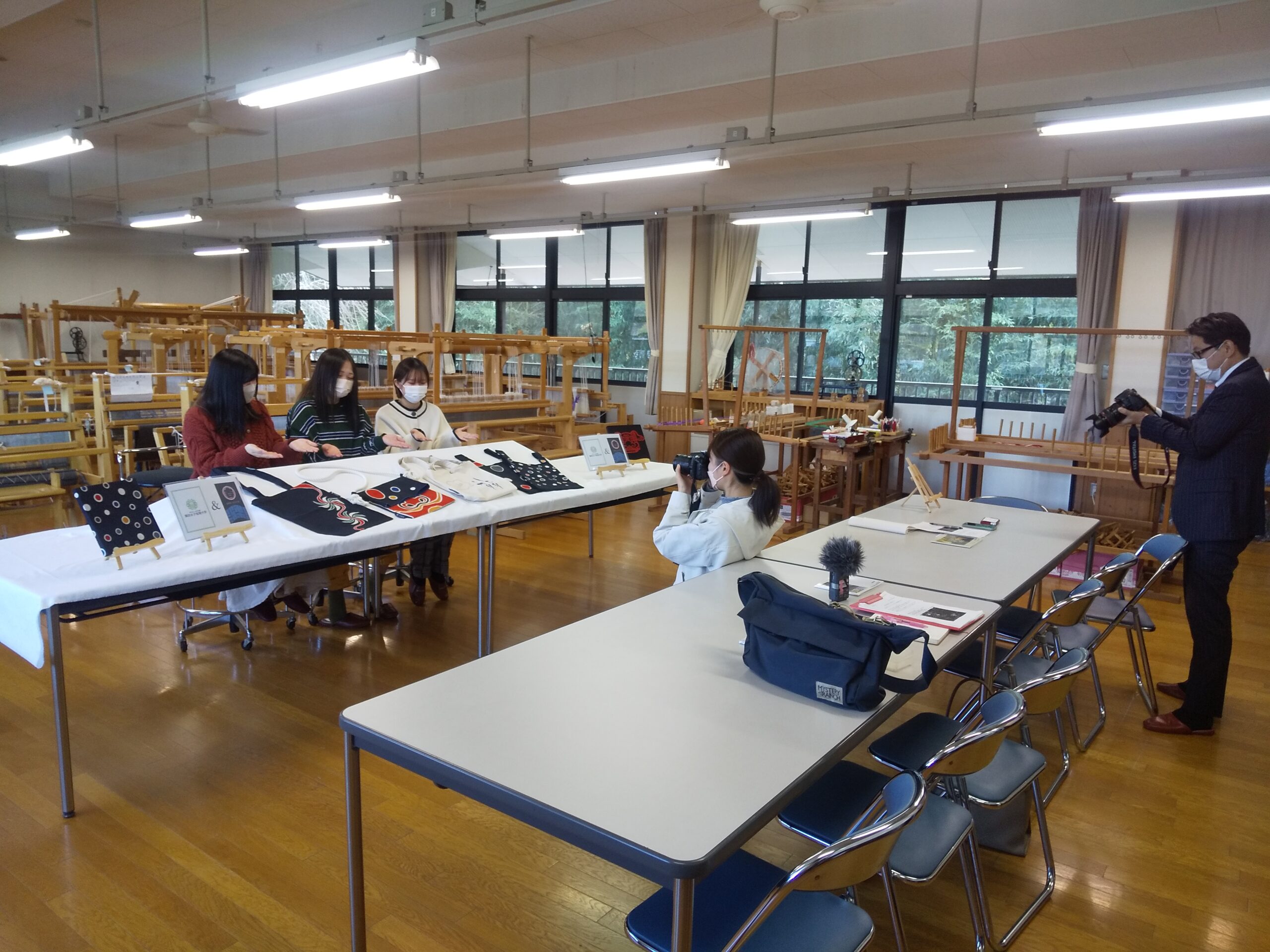 「飯田女子短期大学さんとのコラボ企画」記者発表